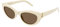 YVES SAINT LAURENT Damen Sl M115 Sonnenbrille, Elfenbein/Elfenbein/Braun, 52