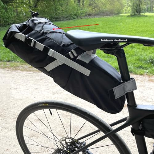 QMBasic Lenkertasche oder Satteltasche Auswahl | MTB Racing Gravel Bike Fahrrad Tasche (Bikepacking Satteltasche bis 8 Liter)