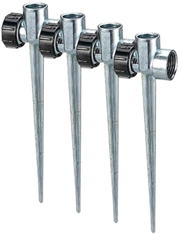 Orbit 96037 Pincho Zinc Porta Aspersor, Verde (Paquete de 4)