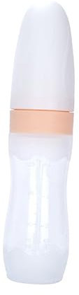 QUMIIRITY Mesh Food Feeder Baby Mit Löffel Silikon Feeder Für Reis Getreide Fütterung Flasche
