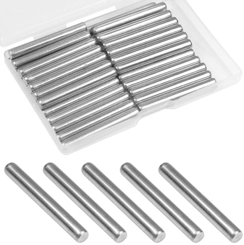 Yinpecly 35 perni per tasselli da 5 mm x 40 mm, in acciaio inossidabile 304, perni di supporto per mensole in metallo, per scaffali, supporti per mobili e mobili