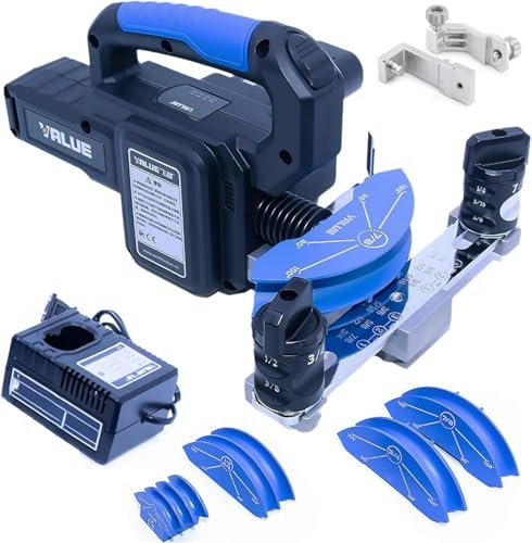 Piegatubi elettrico, piegatubi senza fili, utensile per piegare tubi in rame, da 1/4 a 7/8, piegatura rapida a 90°, piegatubi alimentato a batteria, piegatubi