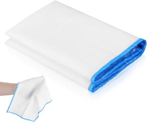 Flute Cleaning Cloth, Soft Cotton Gauze Instrument Wiper for Saxophone, Clarinet and Guitar, Highly Absorbent Musical Instrument Cleaning Cloth for Internal Pipe Maintenance, Non-Scratch Care