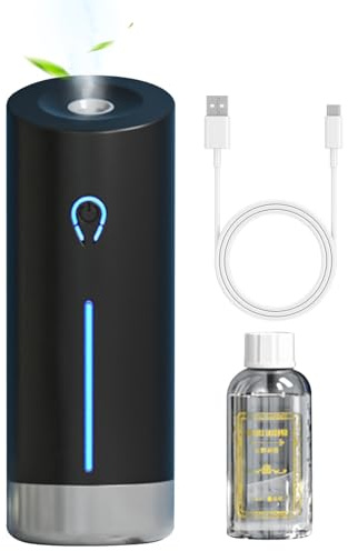 Diffusore per aromaterapia, silenzioso, 50 ml, nebulizzatore profumato, diffusore d'aria per camera da letto, diffusore di oli profumati, evaporatore per la casa, elemento decorativo per la casa