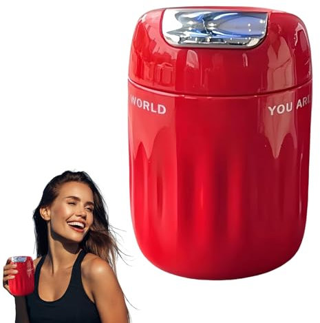 Huxibai Vaso Térmico - Vaso Aislante Agua 222 ml - Taza Ligera Antideslizante con Filtro para Té Casa Oficina Viaje Exterior Uso