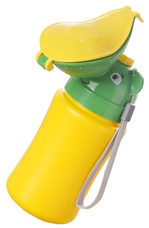 FUNNETOYU Orinal Portátil para Niños y Niñas, Urinario de Viaje y Reutilizable Diseño Ergonómico Antisalpicaduras, Sellado Seguro y Tamaño Ligero para Uso y Exteriores