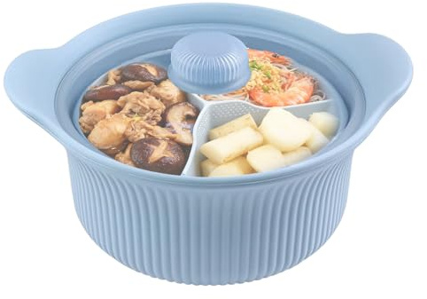 Bajbumgn Vaporizador De Verduras Para Microondas | Alimenticio Con Cocedor De Compartimentos - Cuenco Vaporera De Verduras Para Microondas - Para Horno Freidora De Aire Comida Bebé Pasta