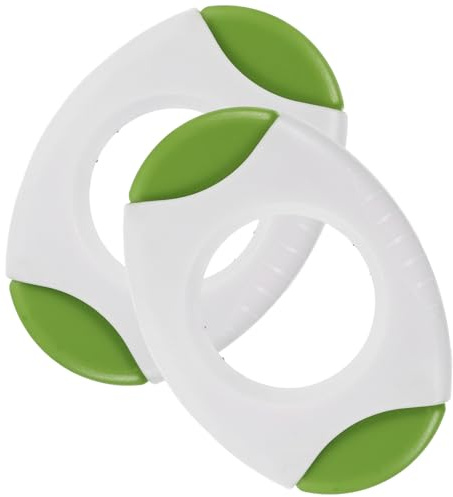 Healeved Lot de 2 Coupe-Coquilles d'Œufs Verts Outil Cuisine pour Ouvrir et Séparer Coquilles d'Œufs Compatible Œufs Petits à Gros Pratique pour Œufs Durs et à la Coque Ustensile la