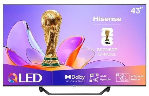 Hisense 43A7Q sw QLED-TV UHD Multituner BT Smart Dolby Vision HDR10+ [Energieklasse E] (20016297)