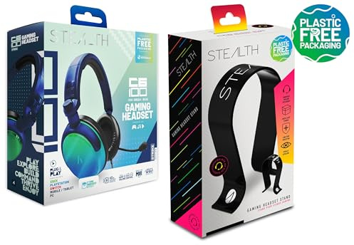 STEALTH C6-100 Strike Gaming Headset and Stand Bundle