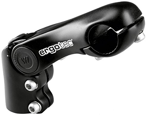 Lenker Vorbau Ahead Fahrrad HUMPERT Ergotec Kobra Vario Ahead 40 Verstellbar 1 1/8, 90 mm Schwarz