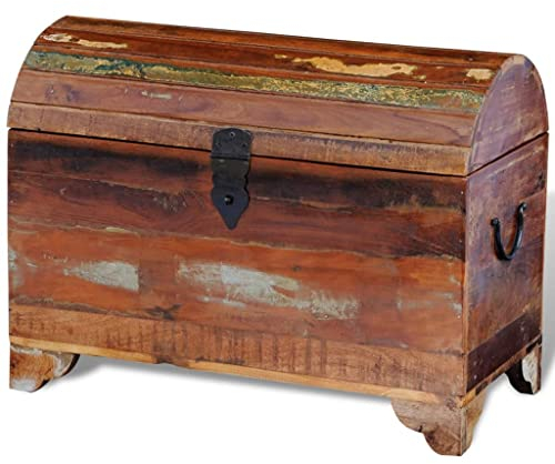 vidaXL Aufbewahrungstruhe Vintage Recyceltes Massivholz Schatztruhe Truhe