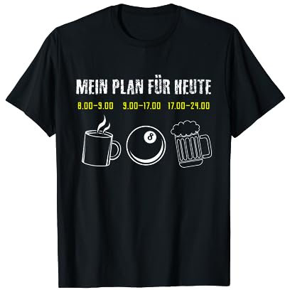 Billard Snooker Pool T-Shirt