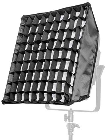 PIXAPRO LED Panel Softbox 32.5x33x6cm Video Lighting Diffuser Light Box Soft Light Shadowless Soft Box F-stop Scrim Lighting Control for LECO1000 Daylight and Bicolour (LECO 1000)