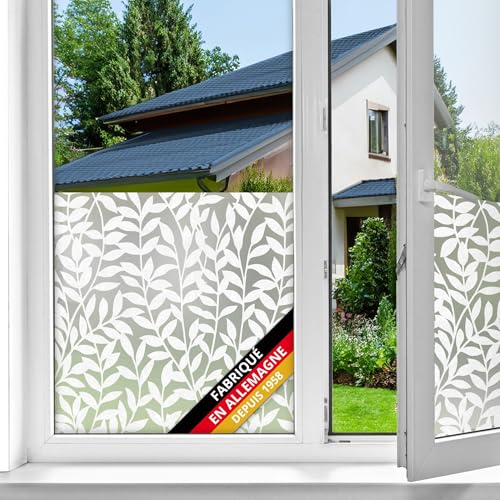 d-c-fix vinilo adhesivo para cristales ventanas Jane estático premium opaco translúcido privacidad decorativo para mampara de ducha baño lámina pegatina 45 cm x 1,5 m