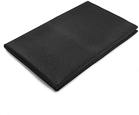 URAQT Tappeto Bagagliaio Auto, 120 x 100 cm Tappetino Antiscivolo Auto, Tappetino Impermeabile Universale Accessori Auto Interno per Bagagliaio, Soggiorno, Cucina, Garage (Nero)