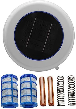 CENMEN Purificateur d' de piscine à énergie solaire ioniseur solaire de piscine Nettoyeur d' de piscine Nettoyant d'algues et pour spa