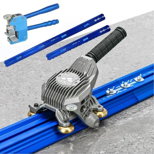 Tagliapiastrelle in ceramica per piastrelle di grande formato con ventose e coltello a spinta - Macchina da taglio manuale per piastrelle in porcellana da 2,2 m/2,3 m/3,8 m (dimensioni: 2,3 m)