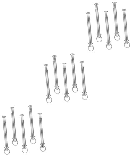 CORHAD 15 Sets Handventilator-Reparatur Faltbarer Ventilatorschaft Und Nietensatz Für Tragbare Stoff- Und Metallschäfte