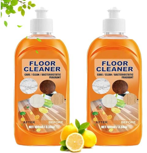 Truwash Floor Cleaner,Truwash Floor,Truwash Cleaner,Powerful Decontamination Floor Cleaner,Nettoyant Ménager Parquet,Rénovateur Brillant Protecteur pour Parquets Vitrifiés et Sols Stratifiés (1, 2PCS)