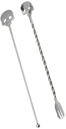 MAGICLULU 4sets Stirrer for Cocktails Stirring Spoon Swizzle Stick Bar Accessory for Home Pub