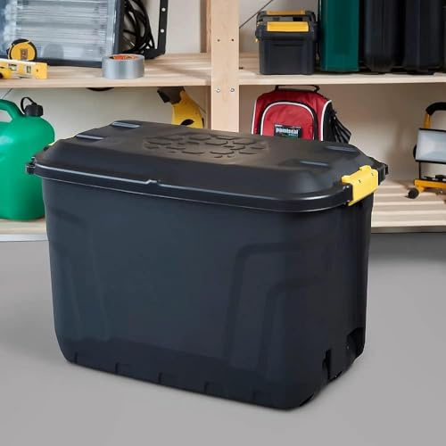 Made in the Uk 110 Litre Heavy Duty Storage Trunk with Wheels