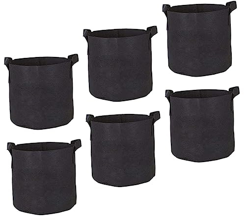 Toyvian 6pièces De Plantation pour Jardinage Sacs De Culture pour Pommes De Terre Carottes Fleurs Et Légumes