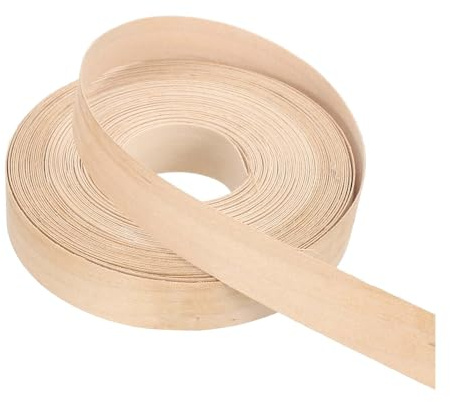 PATIKIL 22mm Maple Edge Banding,15m Wood Veneer Tape Pre-glued | Flexible Plywood Edge Banding,with Hot Melt Adhesive,for Furniture Restoration,50 ft