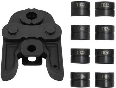 Juego de mordazas de prensado TH16-20-26-32, alicates de prensado, contorno de presión, tubo compuesto, alicates 4 en 1, herramienta de crimpado para tubos de aluminio y plástico, tubos PEX, tubos PB
