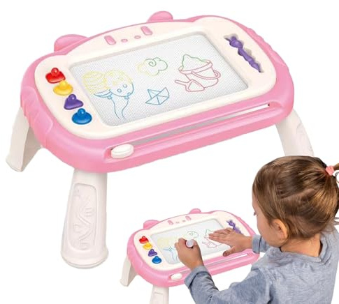 Pizarra de dibujo magnética – Tamaño 36x29x15cm | Para niños, niños, dibujo creativo, boceto, aprendizaje, arte educativo, juego, actividad divertida, uso en mesa, hogar, escuela, desarrollo temprano,