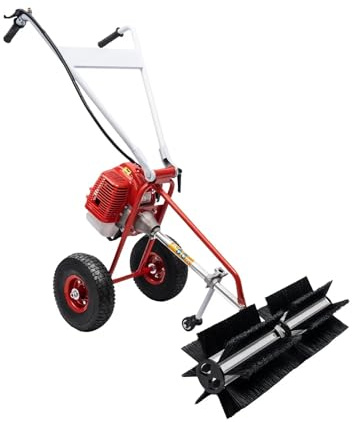 Una Spazzatrice Portatile A 2 Tempi 43cc Spazzola For Erba Scopa Elettrica Strumento For Spazzare Il Prato Tenuto In Mano Alimentato A Gas Ampia Area Di Pulizia