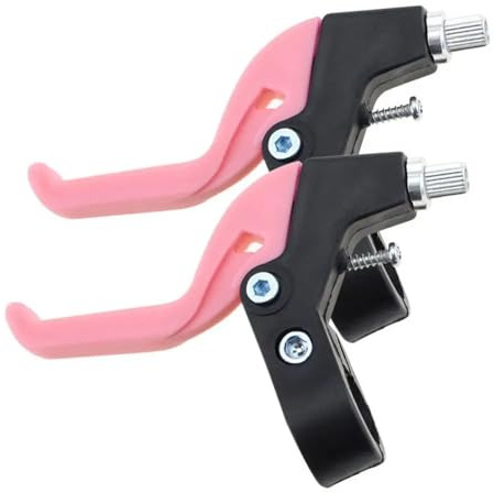 TZOBXDP Fahrrad Trommelbremsensatz 1 Paar Kinderfahrrad V-Brake Hebel Fahrrad MTB BMX Mountain Road Bike Lenker V-Brake Radfahren Teile Bremstrommel hinterrad(Pink)