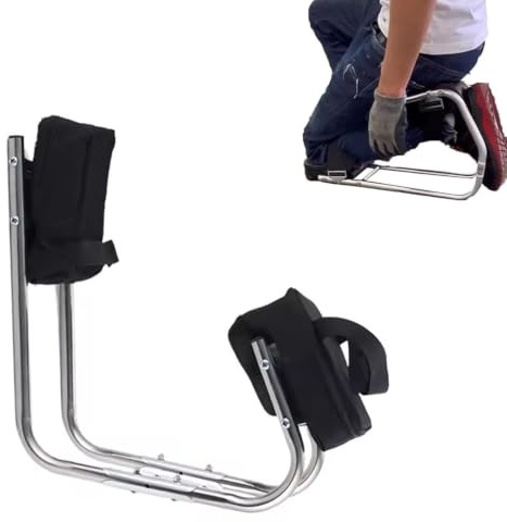 RATSTONE Knee Seat for the Garden, Knee Stool Garden, Knee Brace with Seat, Knee Pad, Knee Device for Buckling for Gardening, Ergonomic Ankle Support, Protection of Knees and Legs