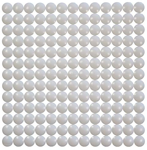 IDMAT Tapis Fond évier Bulles Blanc, 100% Polyester, Taille Unique FONEVBULLES323200