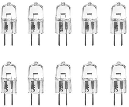 Xtricity T4 JCD 35W GY6.35 Bi-Pin Base Halogen T Bulb, 500 Lumens, 12V, 2700K Soft White, Dimmable Two Pin Halogen Light Bulbs (10 Pack)