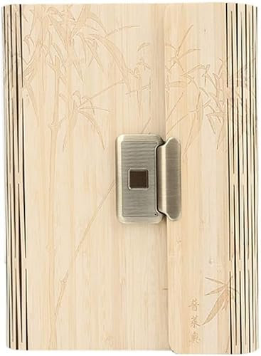 DZBOCM Notizbuch Tagebuch Journal Multifunktionstagebuch mit Fingerabdruck-Schloss Creative Smart Fingerabdruck-Sperrkennwort Notizblock Notebook High-End-Geschenk-Notizbuch Notizheft Notizblock
