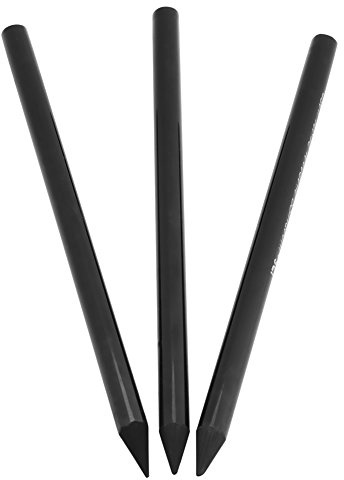 Kohlestifte, Holzlose, Schwarze, Weiche, Mittelgroße Kohlestifte Zum Zeichnen, Skizzieren, Malen, Kohlezeichen-Set für Anfänger, Profis und Künstler(3 Pcs)