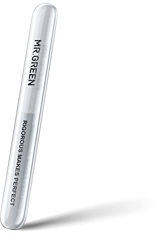 MR.GREEN Verbesserte Bilaterale Multi-Purpose Polierfeile - Nano Glas Nagelfeilen für parfekte Maniküre & Pediküre, ohne Schaden für natürliche Nägel - Mehrzweckdesign für Baby & Erwachsene