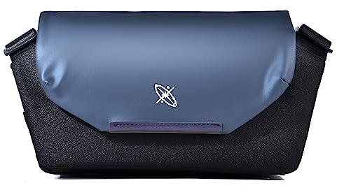 FSD. WG Umhängetasche für Herren, Leinen, Business-Reisetasche, Büchertasche, Umhängetasche mit verbesserter Funktion, Schwarz, Large
