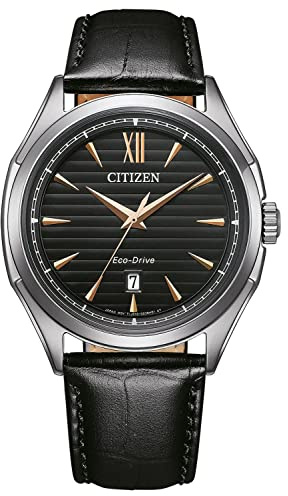 Citizen Orologio Analogico Uomo con Cinturino in Pelle AW1750-18E
