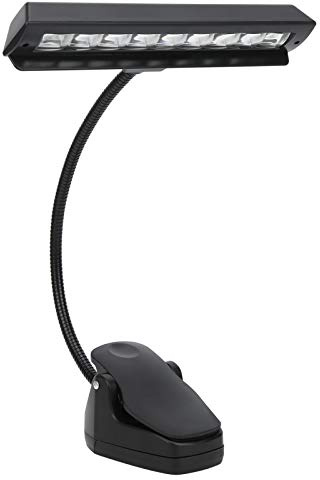 Music Stand Light, Bright Rechargeable Music Stand Light Adjustable Neck Professional USB Desk Lamps for Grand Piano Orchestra
