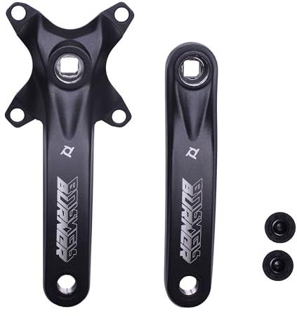 PROWHEEL Paire de bras de manivelle universels pour vélo de ville, vélo de route, vélo pliable, VTT, vélo électrique 152 mm/160 mm/165 mm/175 mm BCD 104 mm
