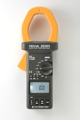 Taiwan Quality PROVA 2020/2020H AC/DC True RMS HVAC Clamp MultiMeter High Accuracy Amp Multimeter Voltmeter Pliers Ammeter with Temperature (℃/℉) measurement In-Rush Current testers