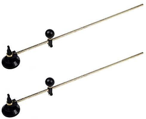 VENOAL 2X 100 cm MaX. Kreis Dia Kompasse Glaskreis Kreisschneider