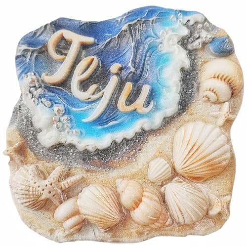 Jeju Island Korea Kühlschrankmagnet, Reise-Souvenir, Kühlschrankdekoration, Magnet-Bastel-Kollektion
