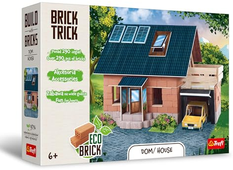Trefl - Brick Trick, Haus/House, Baue aus Ziegeln