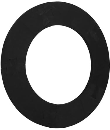 Supvox Dartscheibe Schutzring Eva Rund Schwarz Leichtes Dartboard Surround Pad Ring Wandprotektor Für Gängige Dartscheiben Flexibel Und Robust Für Schutz Vor Wand Pfeilschäden