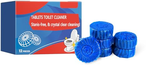 Feuille de Nettoyage en Mousse pour WC,Feuille de Nettoyage en Mousse Bleue,Facile à Transporter,Décontamination en Profondeur