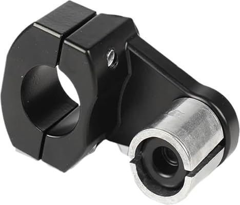 Handle Bar Mount Clamp Motorcycle 22mm 28mm Clamps Raised Handlebar Black Silver Mount Riser Clamp Dirt Motocross(Black 1 PCS)