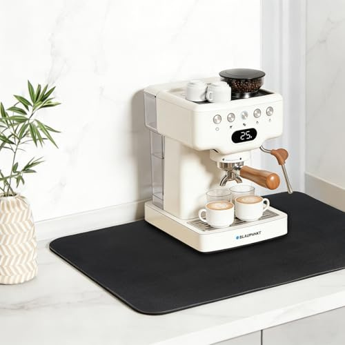 JSMTKJ Alfombrilla escurreplatos 30x40 cm de Silicona, bayeta escurreplatos Antideslizante, Alfombrilla cafetera Absorbente, Bandeja escurreplatos para Cocina, Cafetera